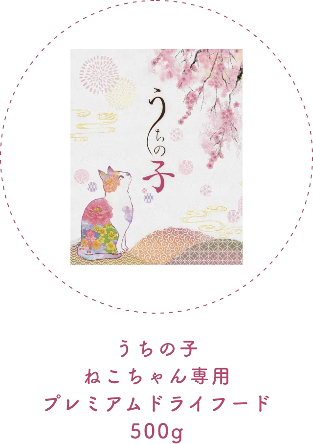 うちの子 ねこちゃん専用 プレミアムドライフード500g